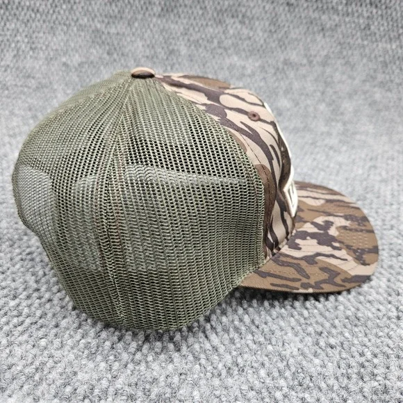 Leupold Camo Mesh Snapback Trucker Hat Mossy Oak Bottomland Hunting Ball Cap - Picture 4 of 8